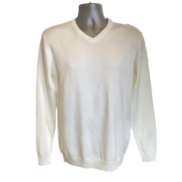 X-Ray Jeans V-Neck Sweater Size M Slim Fit Lightweight Pullover Casual Classic - Picture 2 of 8